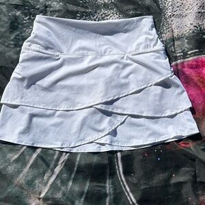 Lucky in Love  White Skort